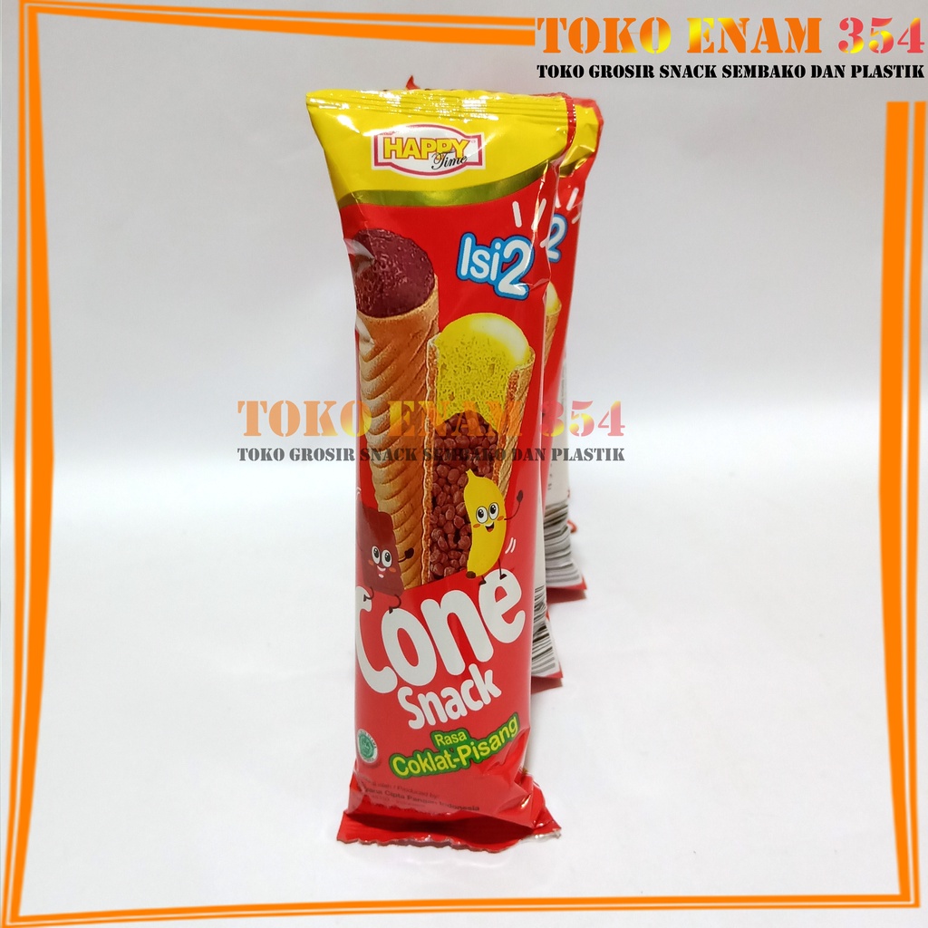 

Snack Cone isi 2 rasa-rasa 10 gr x 10 pcs