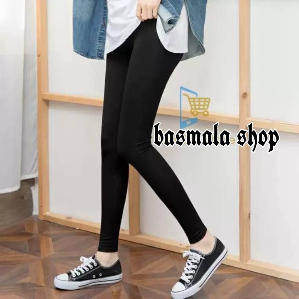 COD // LEGGING HITAM / LEGGING WANITA HITAM STANDAR / LEGGING WANITA HITAM JUMBO