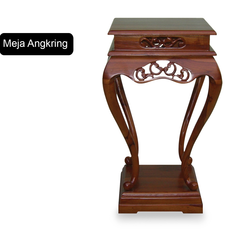 Meja Kecil / Meja Angkring / Meja Konsul Kayu Jati Jepara Asli
