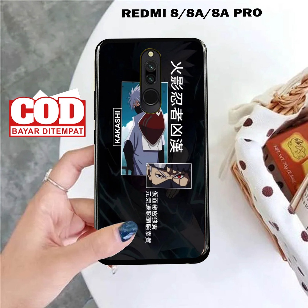 [COD]Promo Case Xiaomi Redmi 8 8A PRO Casing Hp Motif A Aesthetic Anime Black Gambar Custom Desain K
