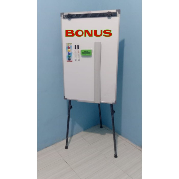 

Papan Tulis Flipchart Magnetic Uk 60X90 Cm Ekonomis
