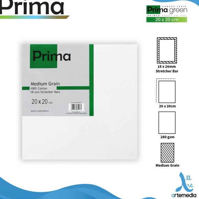 

Kanvas Lukis Prima Green 20x20cm Value Set 3 Cotton Canvas - SET 3