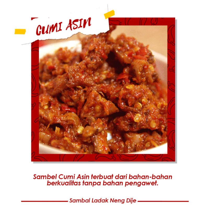 

Sambel Ladak Cumi Asin 200gr