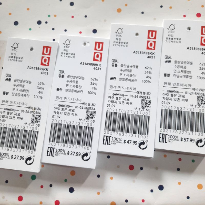 

Hang Tag 4×10 READY STOK Label Baju Hangtag Label Produk Label Merk