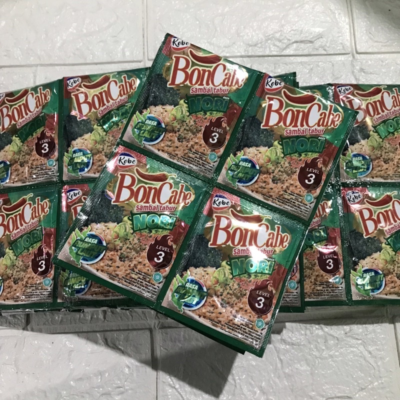 

Bon Cabe Tabun nori Saset