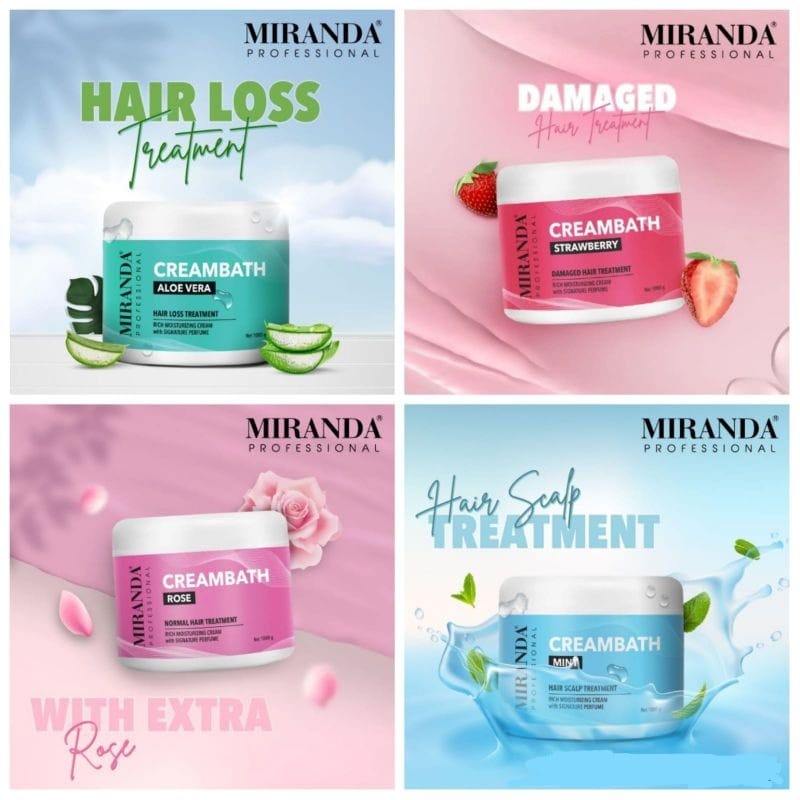 Jual Miranda Professional Creambath 1000ML CREAMBATH Shopee Indonesia