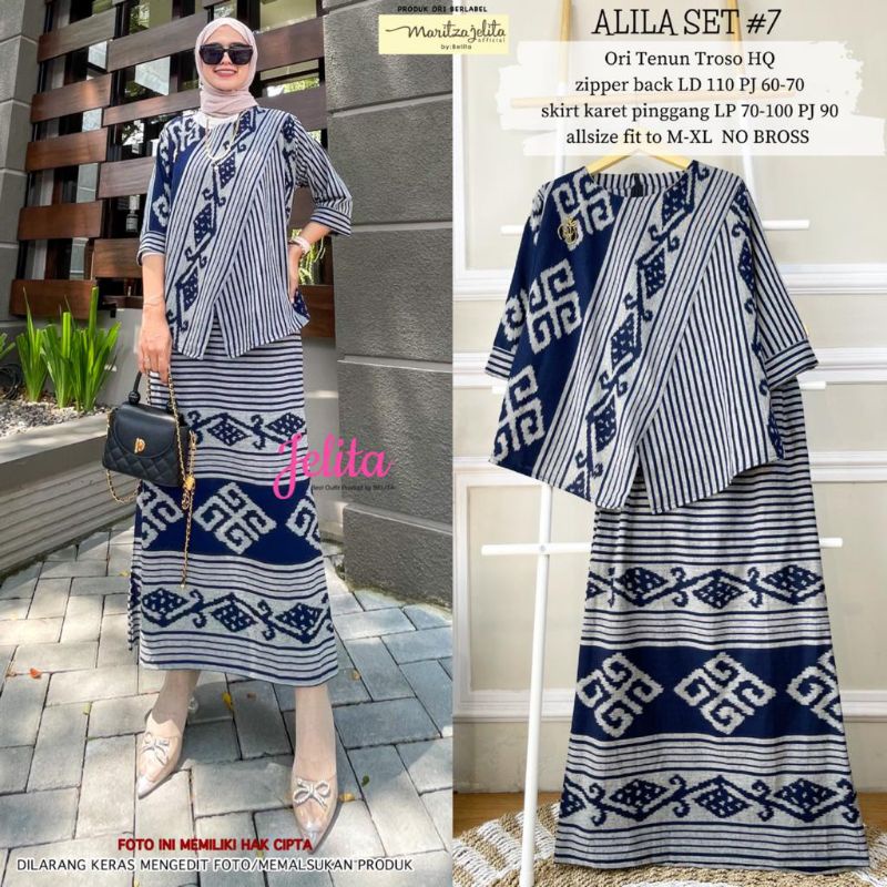 SETELAN TENUN TROSO ALILA SET #7