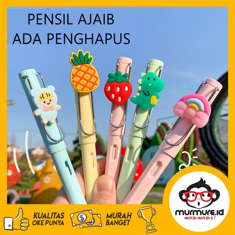 

MURMURE.ID I PENSIL GAMBAR / TULIS MOTIF KARTUN LUCU UNTUK ANAK / PENSIL TANPA BATAS ADA PENGHAPUS