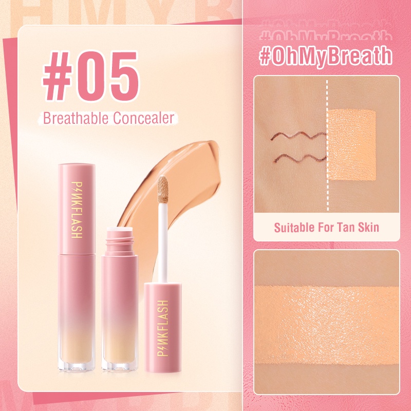 ✿ MADAME ✿ PINKFLASH LASTING MATTE CONCEALER - LIQUID WATERPROOF BPOM ORIGINAL