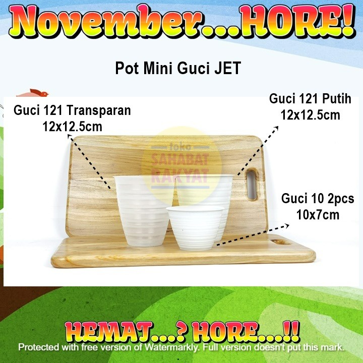 Pot Tanam Mini Guci