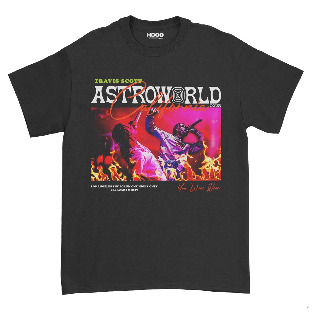 KAOS BAND TRAVIS SCOTT ASTROWORLD TOUR CALIFORNIA / MUSIC MERCH / UNISEX / COD