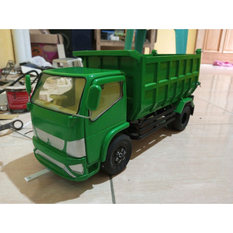 miniatur dump truk full pvc