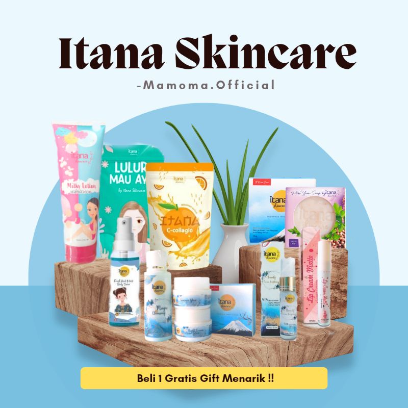 READY !! All Produk Itana Skincare • Paket Wajah Toner Badan Milky Lotion Sabun Itana Sahun Miss You