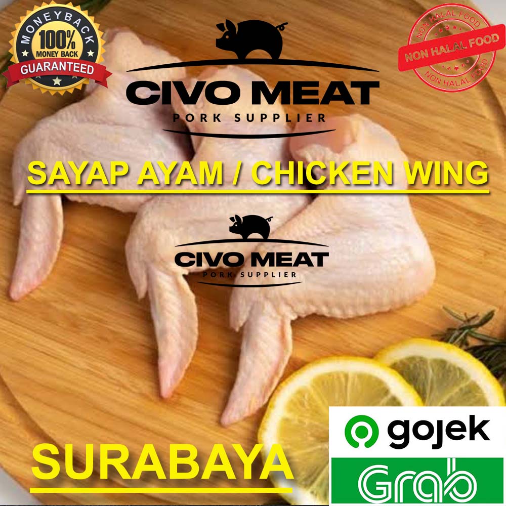 

Chicken Wings / Sayap Ayam (Frozen) - 1kg