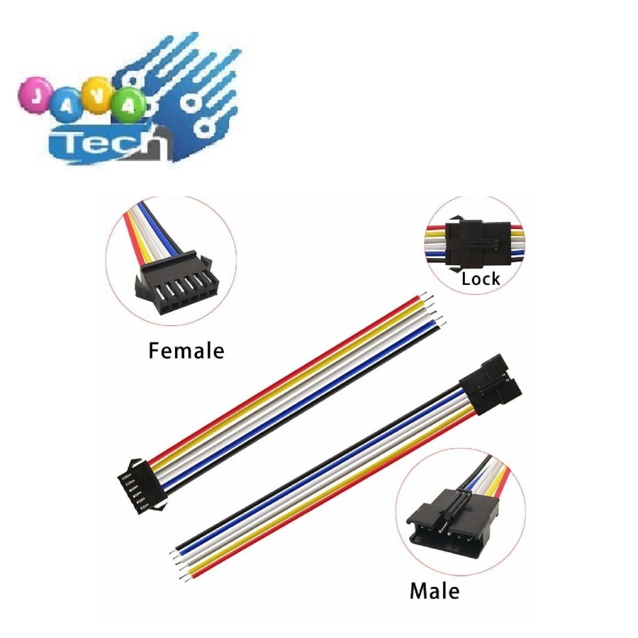 Konektor Kabel JST Quick Connector 2P 3P 4P 5P 6P Aristo Style