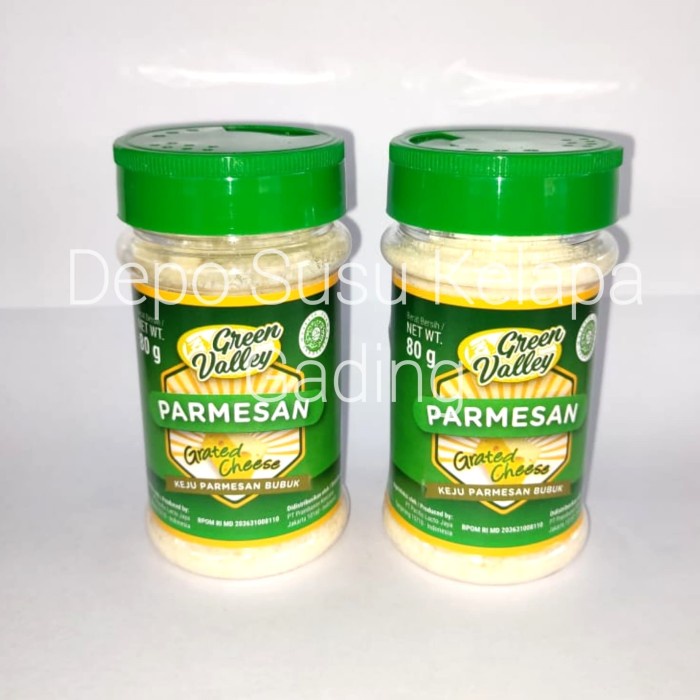

T0P KEJU PARMESAN GREEN VALLEY 80GR CHEESE BUBUK PAMERSAN NICE