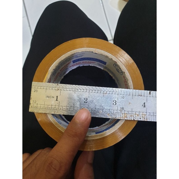 isolasi lakban coklat / bening anti putus safari 100 yard