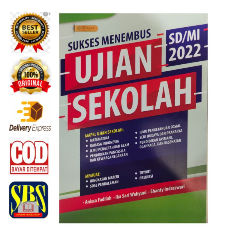 BUKU SUKSES MENEMBUS UJIAN SEKOLAH UNTUK SD/MI 2022