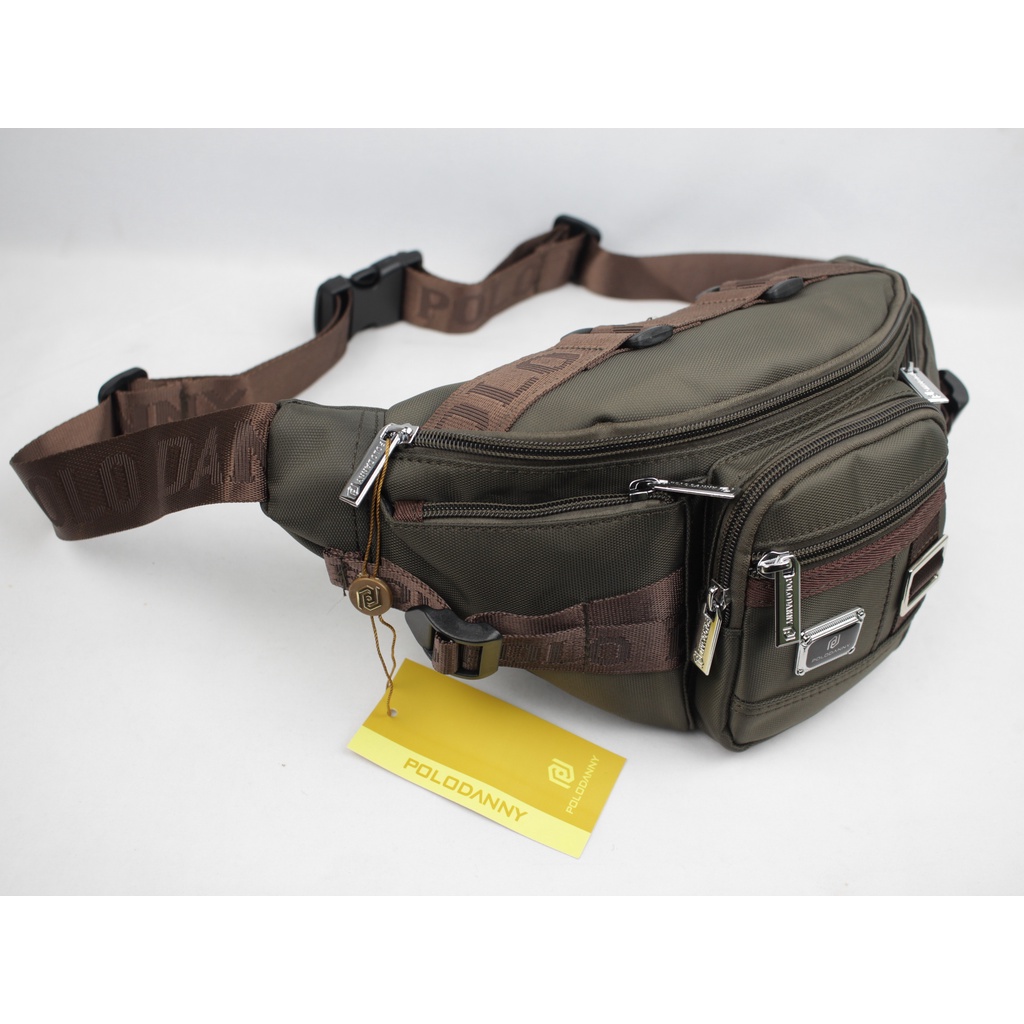 Polo Danny Original Tas Pinggang Waistbag Tas Selempang Casual Premium Sling Bag Waterproof