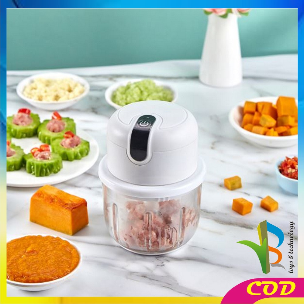RB-C454 USB Mini Chopper Blender Bumbu Portable Mini Cooper Blander mini Serbaguna Blender Daging Portable Blender USB CHARGING Multifungsi