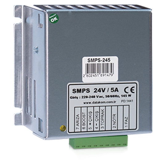 Battery Charger Datakom SMPS-245 (24V-5A)