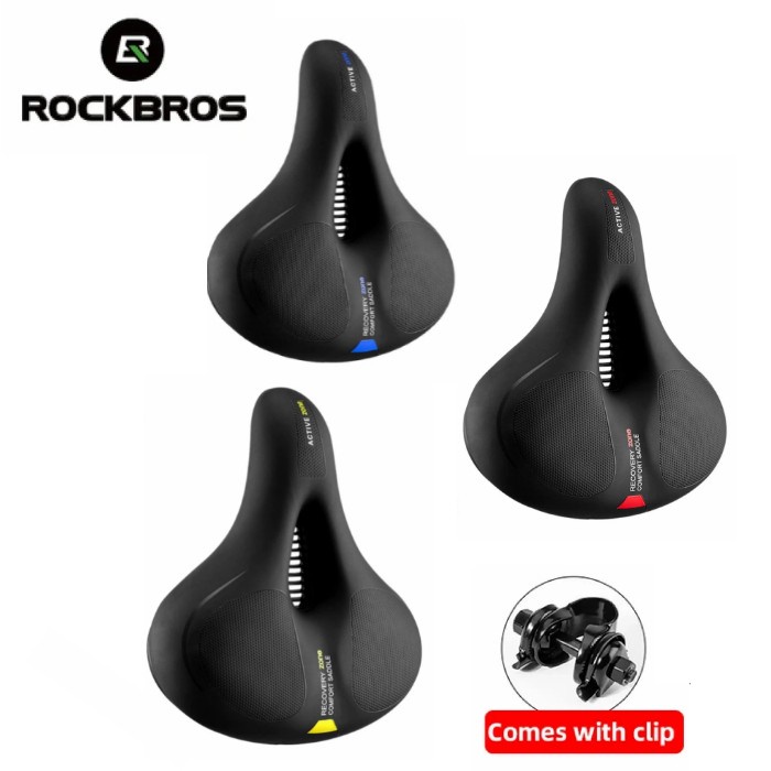 Rockbros Sadel Sepeda Lipat MTB Saddle Sepeda Soft Empuk Nyaman