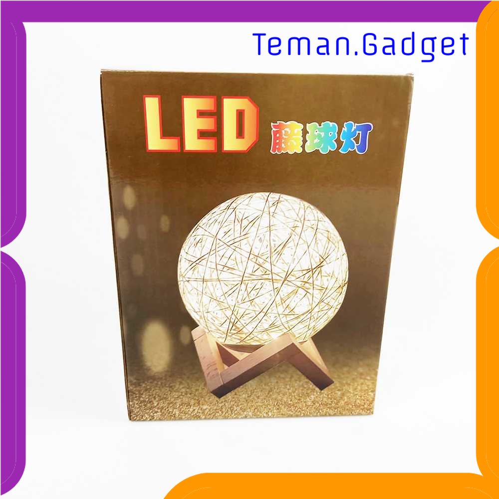 TG-LMP MShadow Lampu Tidur LED Dekorasi Bola Sepak Takraw 15 cm - XD090