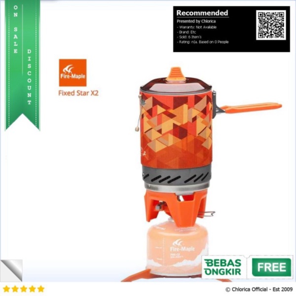

Promo Fire Maple Outdoor Gas Stove Burner Tourist Portable Cooking - FMS-X2 - Oren Etc Diskon