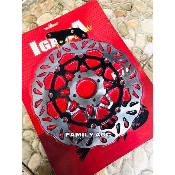 DISC PIRINGAN CAKRAM DEPAN MODEL PSM/TDR PLUS BREKET 300MM PNP RX KING RXK RX KING NEW BLACK EDITION IGAWA