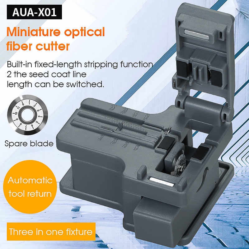 Fiber Cleaver Alat Pemotong Kabel Fiber Optik Mini Optical Fiber Cutter Bahan ABS