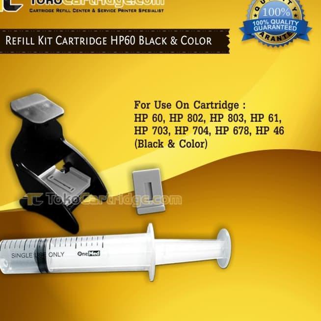 ☝ Tool Kit Vacum Tinta Catridge HP 680 678 802 803 703 704 M0H50A M0H51A ㄾ