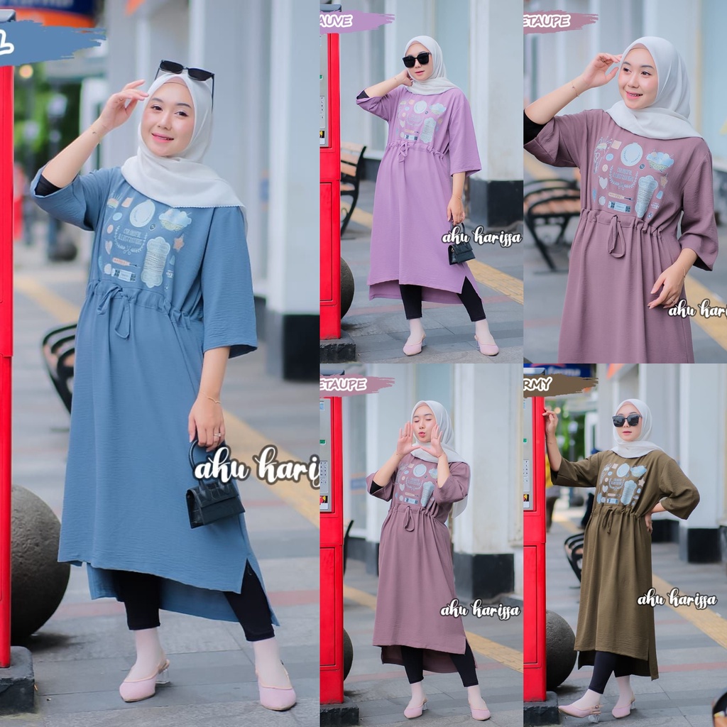 MIDI CLOTH MIAW ROSE AKU KARISSA NEW ARRIVAL cringkel premium BAJU HOMEDRESS STREET STYLE CASUAL LUX KRINGKEL MOTIF CAT KUCING MAWAR