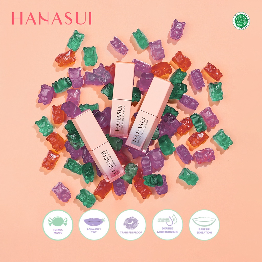 Hanasui Tintdorable Lip Stain 9 Colors ! - Lip Tint