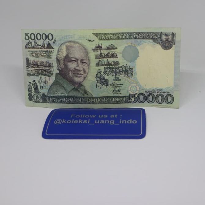 Uang Kuno 50000 Soeharto Kertas ( ekonomis )