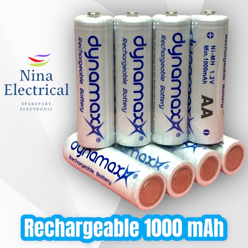 BATERAI DYNAMAX CHARGE AA RECHARGEABLE 1000mAh