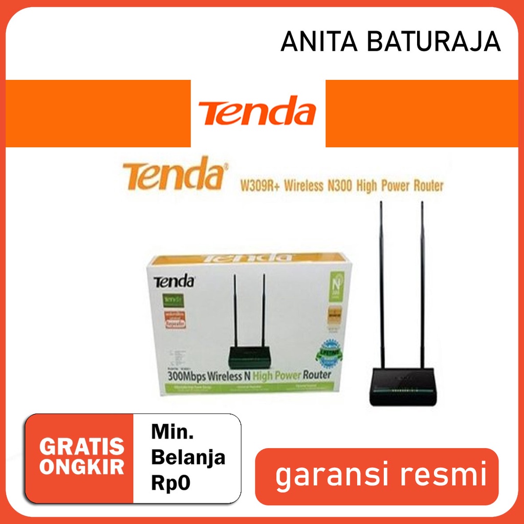 Tenda W309R+ (High Power Wireless Router)