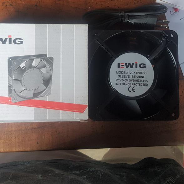 Exhaust Fan Ewig 120x120x38 / Metal Case Mini Fan Ewig MF120/38