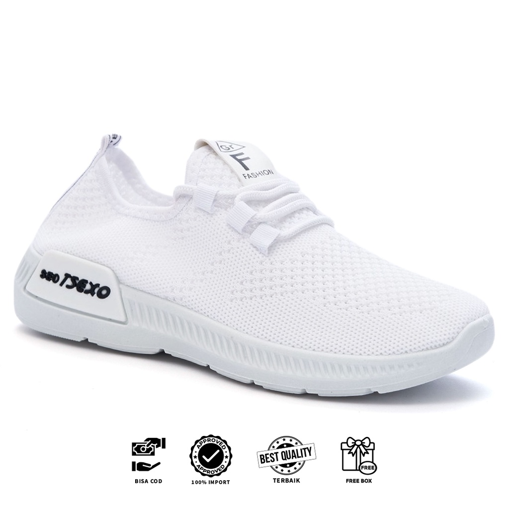 [Original Ber-Hologram] SNEAKYSHOES ERMINIE SEPATU SNEAKERS WANITA IMPORT SEPATU OLAHRAGA H5