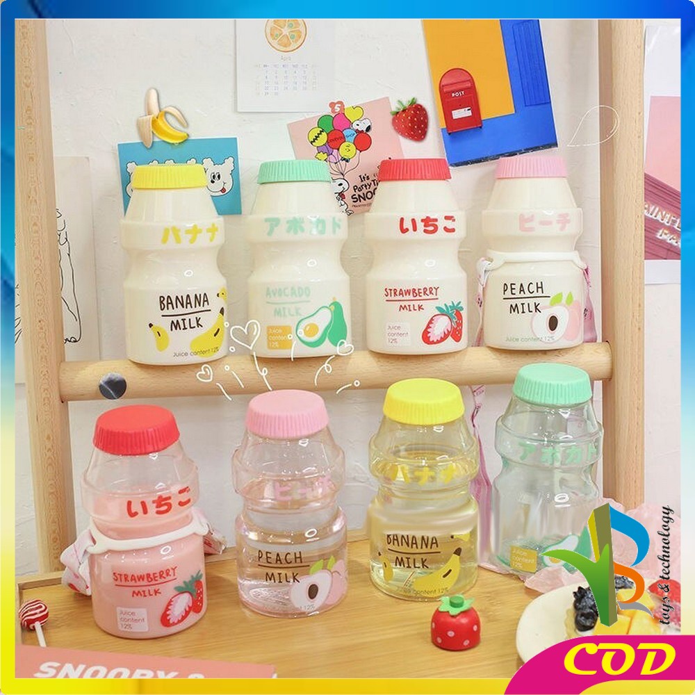 RB-C306 Botol Air Minum Anak Unik Botol Fruity Botol Minum 480ml / Botol Minum Fruity Fruit ALA KOREA