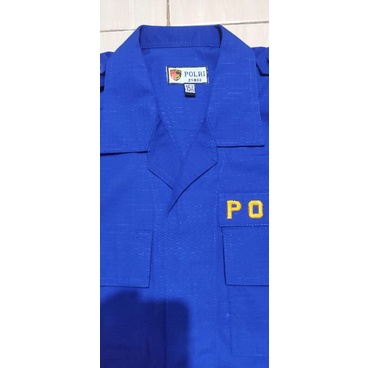 BAJU PDL BIRU POLAIR - PEMADAM - DAMKAR - AIRUD