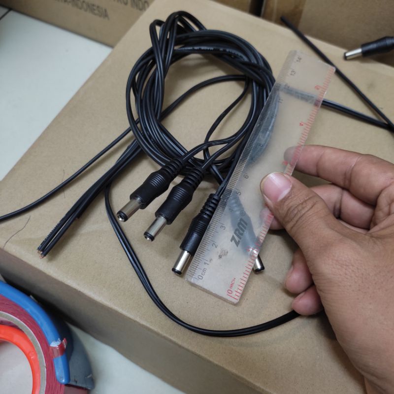 Kabel DC Buntung Hitam