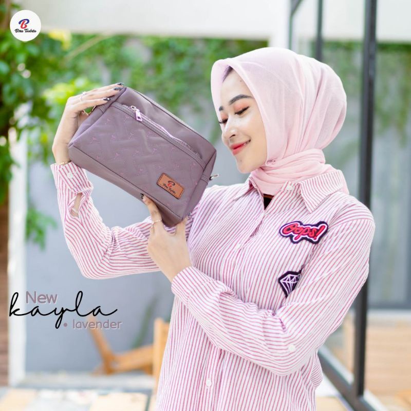 TAS NEW KAYLA BAG BY BIRU TSABITA BAHAN CHOCOLY ANTI AIR WATERPROOF PREMIU.