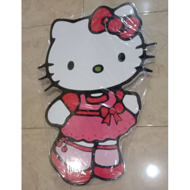 Ornamen lampu karakter hello Kitty besar Fitting lampu PVC plafon karakter