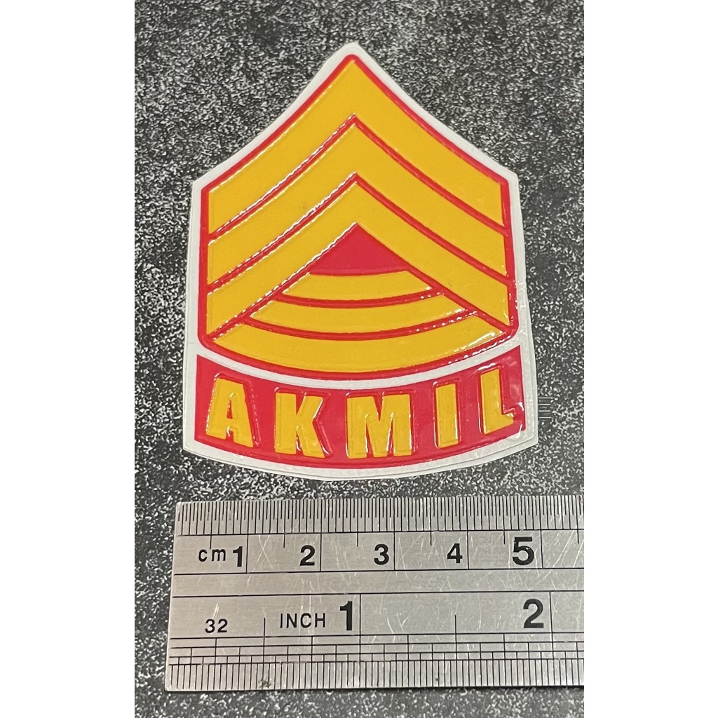 Sticker AKMIL (Tlsn Logo) - Stiker Angkatan Militer - Sticker Mobil - Stiker