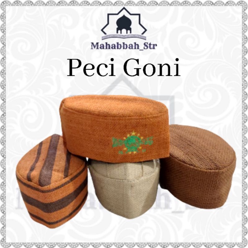 PECI GONI | PECI PEJUANG| SONGKOK KOPIAH GONI | PECI KARUNG GONI POLOS