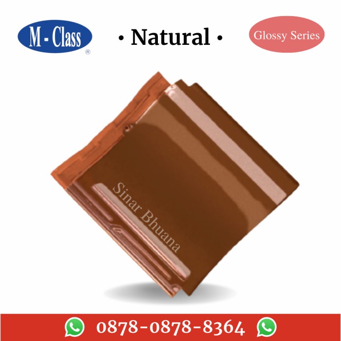 Genteng Keramik M-Class Natural Kw 2 / Genteng Murah Berkualitas