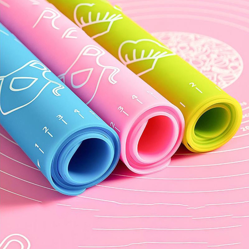 T&amp;Y Alas Tatakan Mat Talenan 50 x 40 cm Giling Gilas Rolling Adonan Kue Roti Pizza Fondant Silmat Silikon Silicone Kneading Pad Anti Lengket Murah