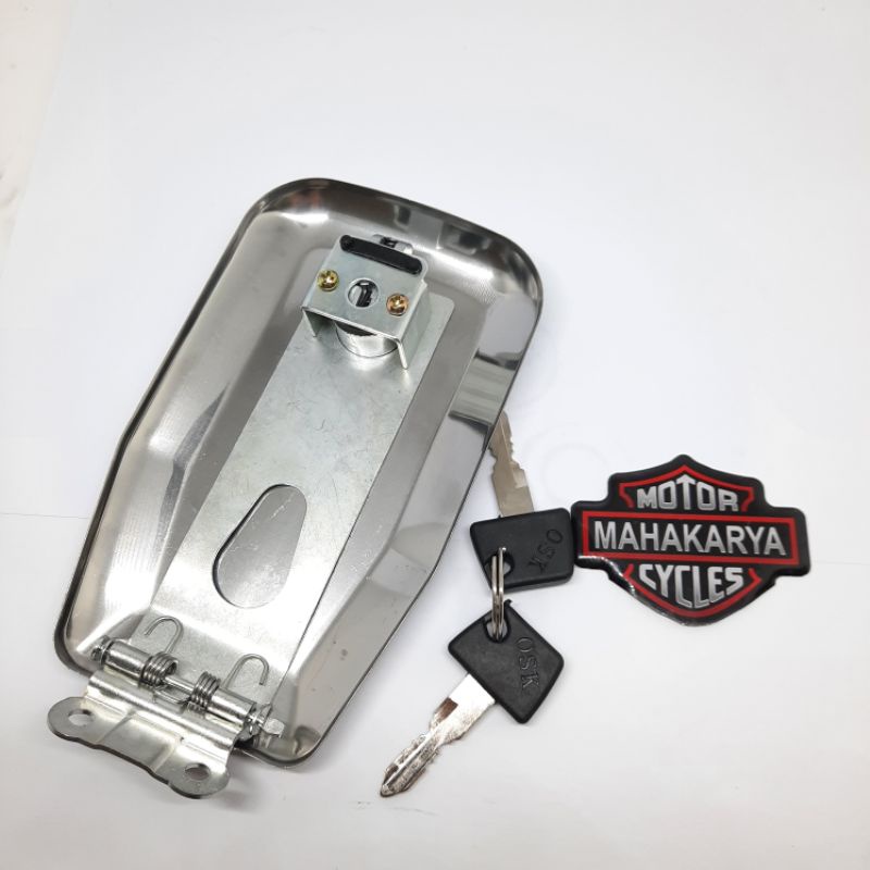 TUTUP TANGKI TENGKI TANK BENSIN LUAR RXKING RXK RX-KING CHROME