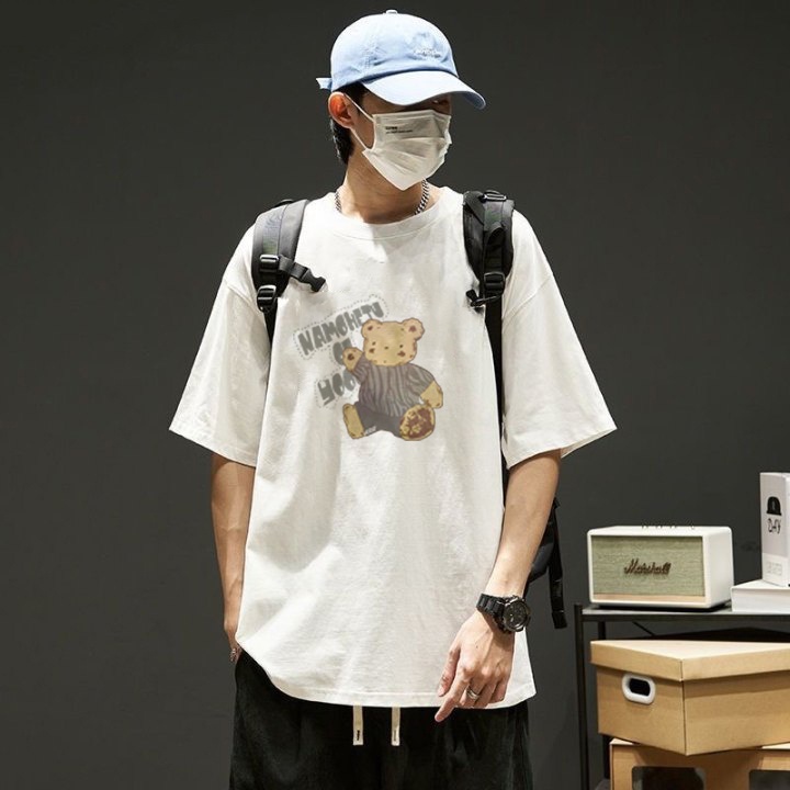 RDGF official shop/Kaos beruang/kemeja leher bulat/kaos pria terbaru 2023/kaos murah/kaos cottonkaos kekinian/atasan kaos/Kaos pria/kaos t shirt oversize/kaos hitam oversize/PRIA &amp; WANITA (UNISEX)