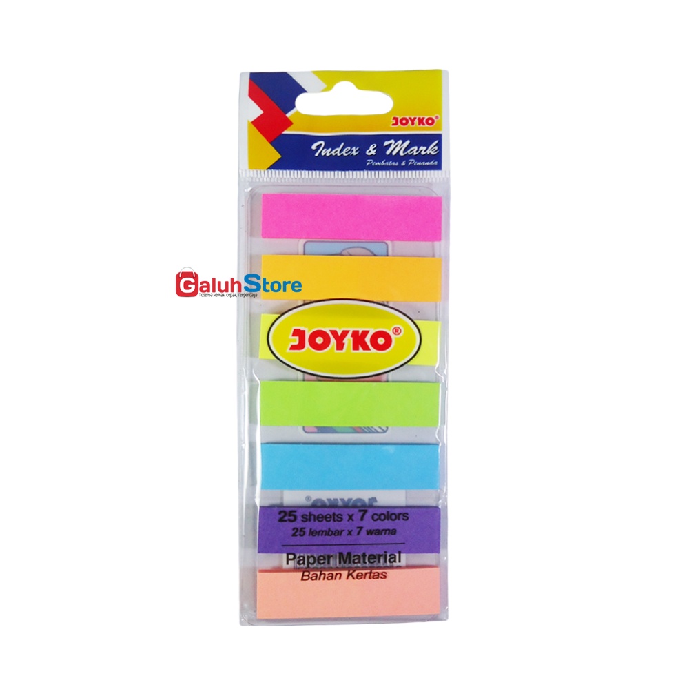 

Joyko Sticker Kertas 25 Sheets 7 Warna IM-32